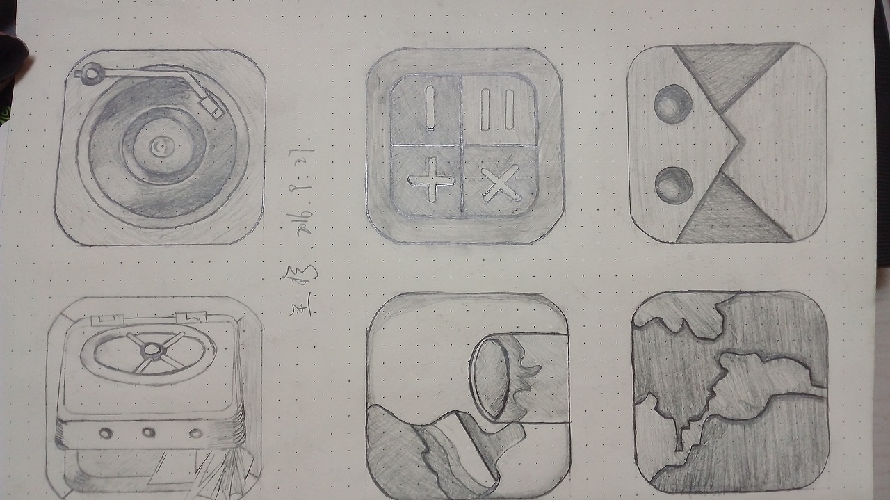素描图标
