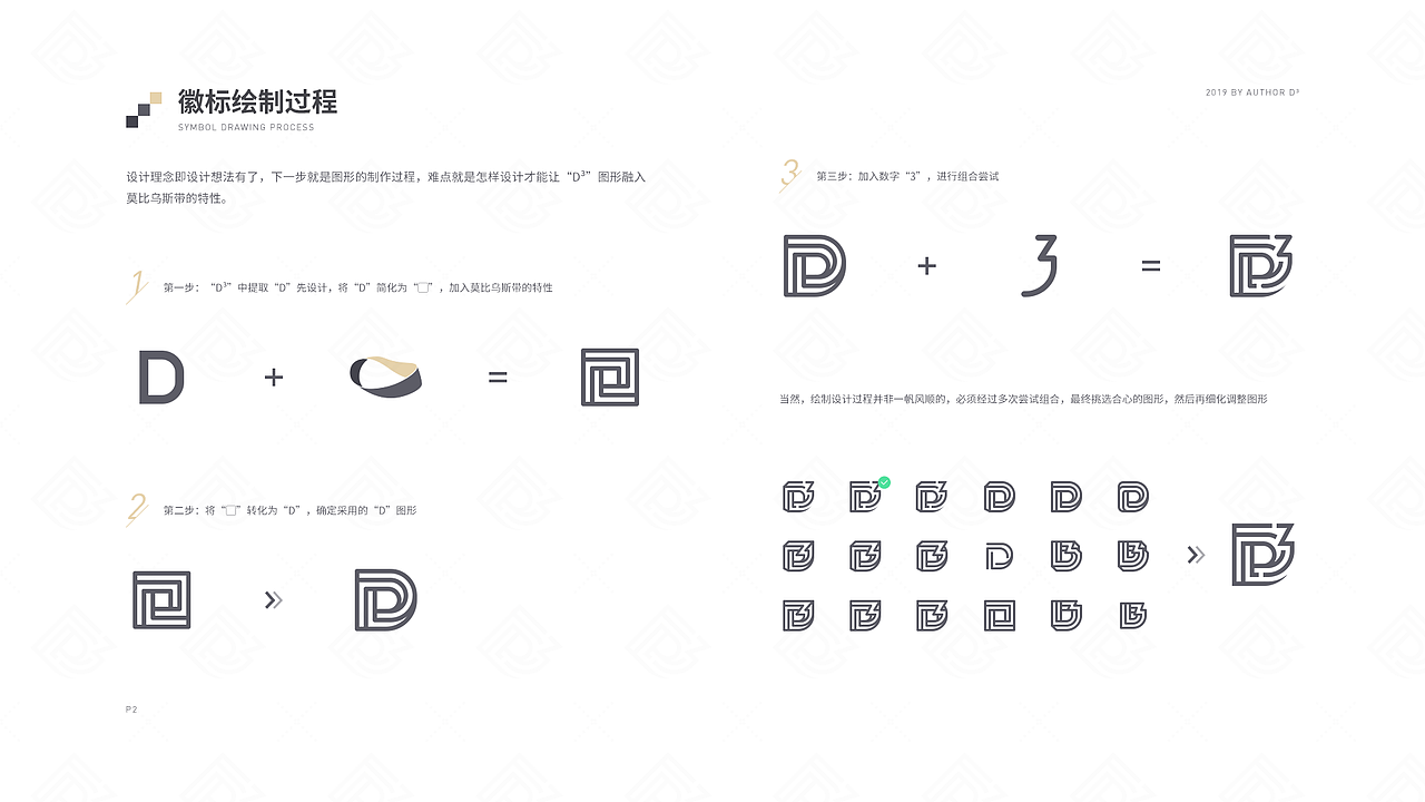 D³ 个人微标 & 延伸设计(2019年)