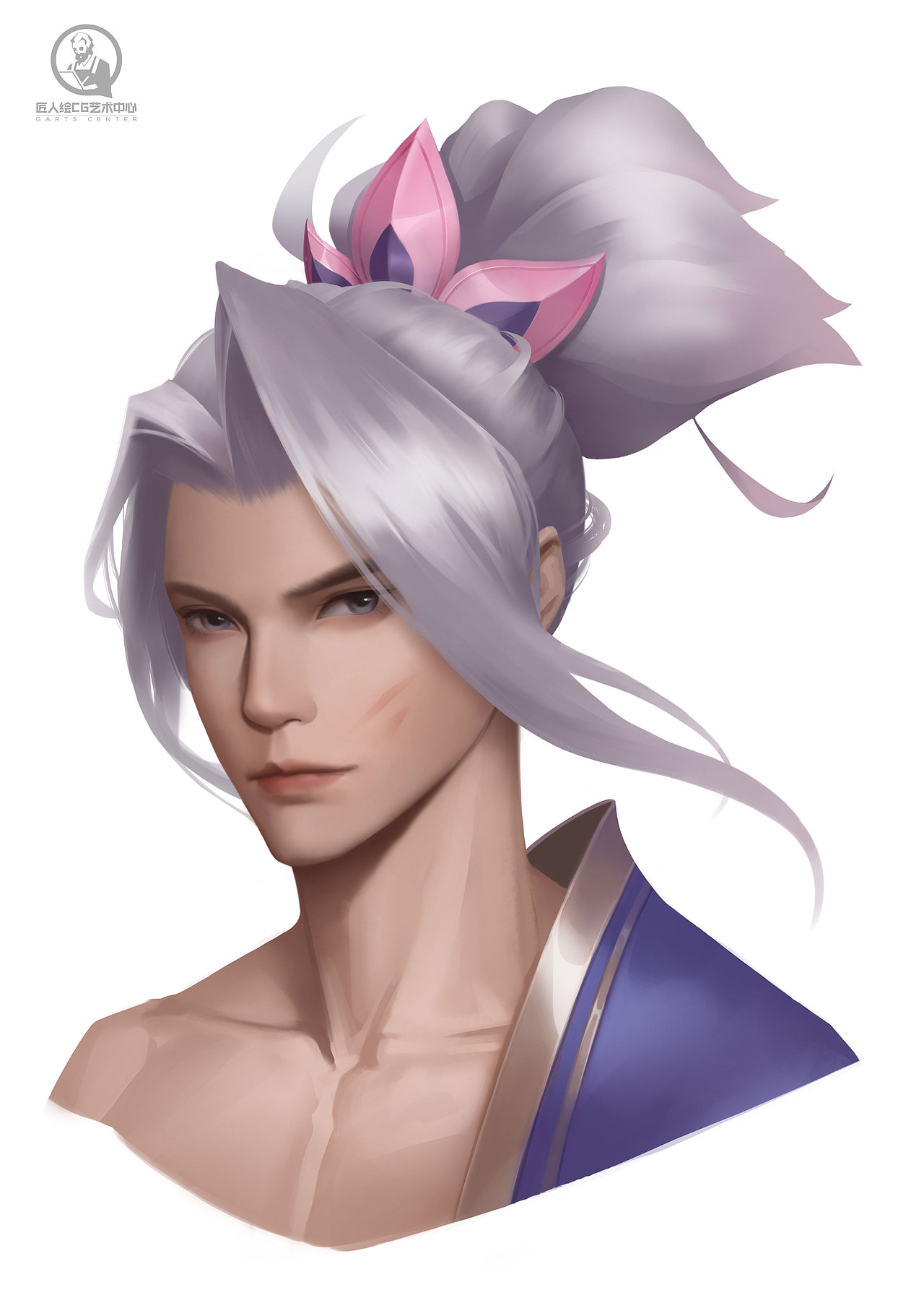 英雄联盟中疾风剑豪亚索的灵魂莲华皮肤