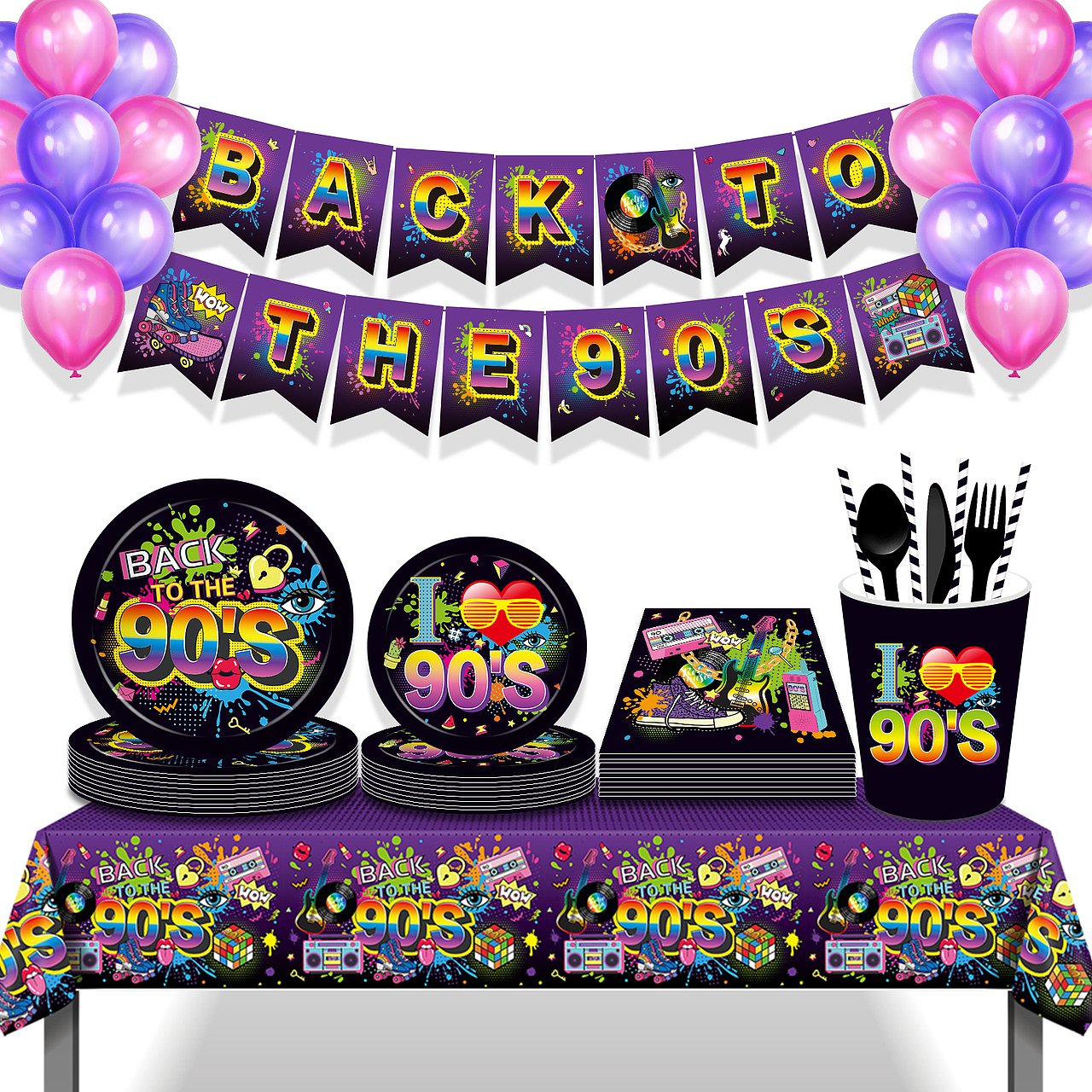 90后主题 派对用品