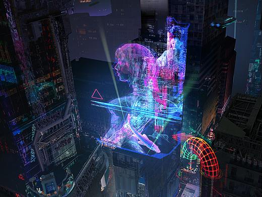 赛博朋克练习（个人主页-ZNDI0NzQ5MDQ=） - 概念设定 - 站酷设计师晓杰_略略略原创素材 - 站酷ZCOOL