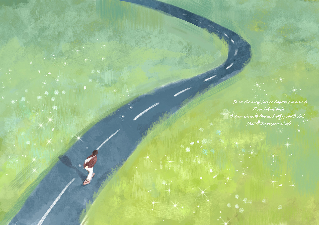 白日梦想家|插画|创作习作|废梁_原创作品-站酷(zcool)