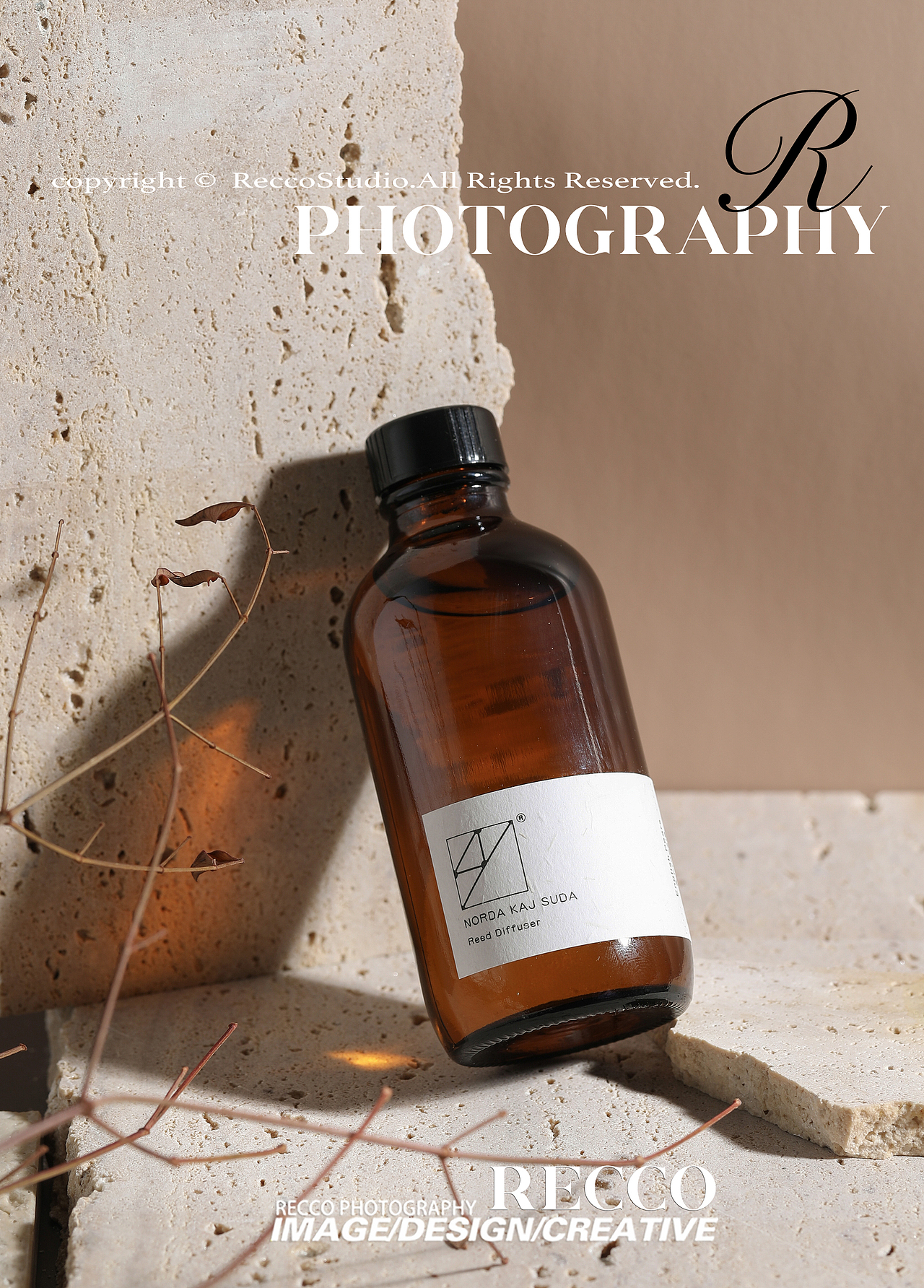 RECCO 侘寂风 产品静物苏州电商摄影 香薰/化妆刷 