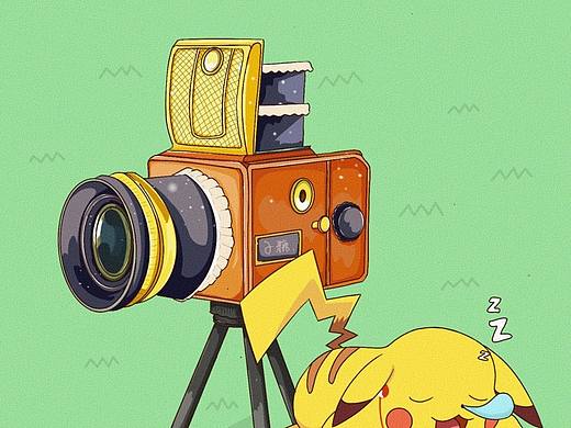 一只贪睡的皮卡丘（个人主页-ZNjM0MDI0NTI=） - 商业插画 - 站酷设计师糖糖的插画设计铺原创素材 - 站酷ZCOOL