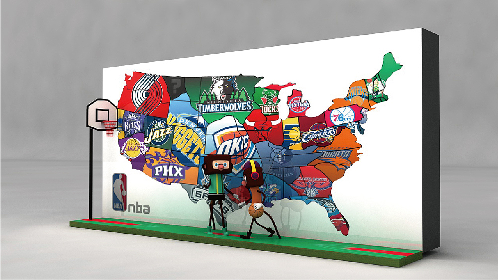 重庆财信广场圣诞美陈装置