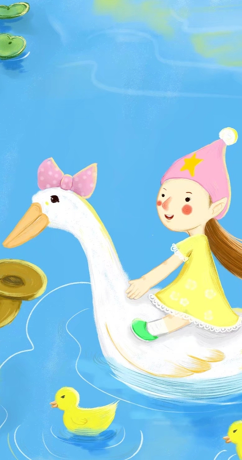 夏（圖ZMjAwMzgwNDg0） - 兒童插畫 - 站酷設(shè)計師華林林原創(chuàng)素材 - 站酷ZCOOL