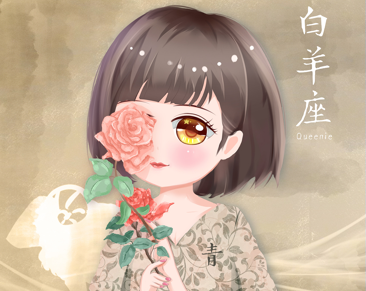 手绘头像插画（图ZMTg1NjExNzIw） - 商业插画 - 站酷设计师Winner公主原创素材 - 站酷ZCOOL