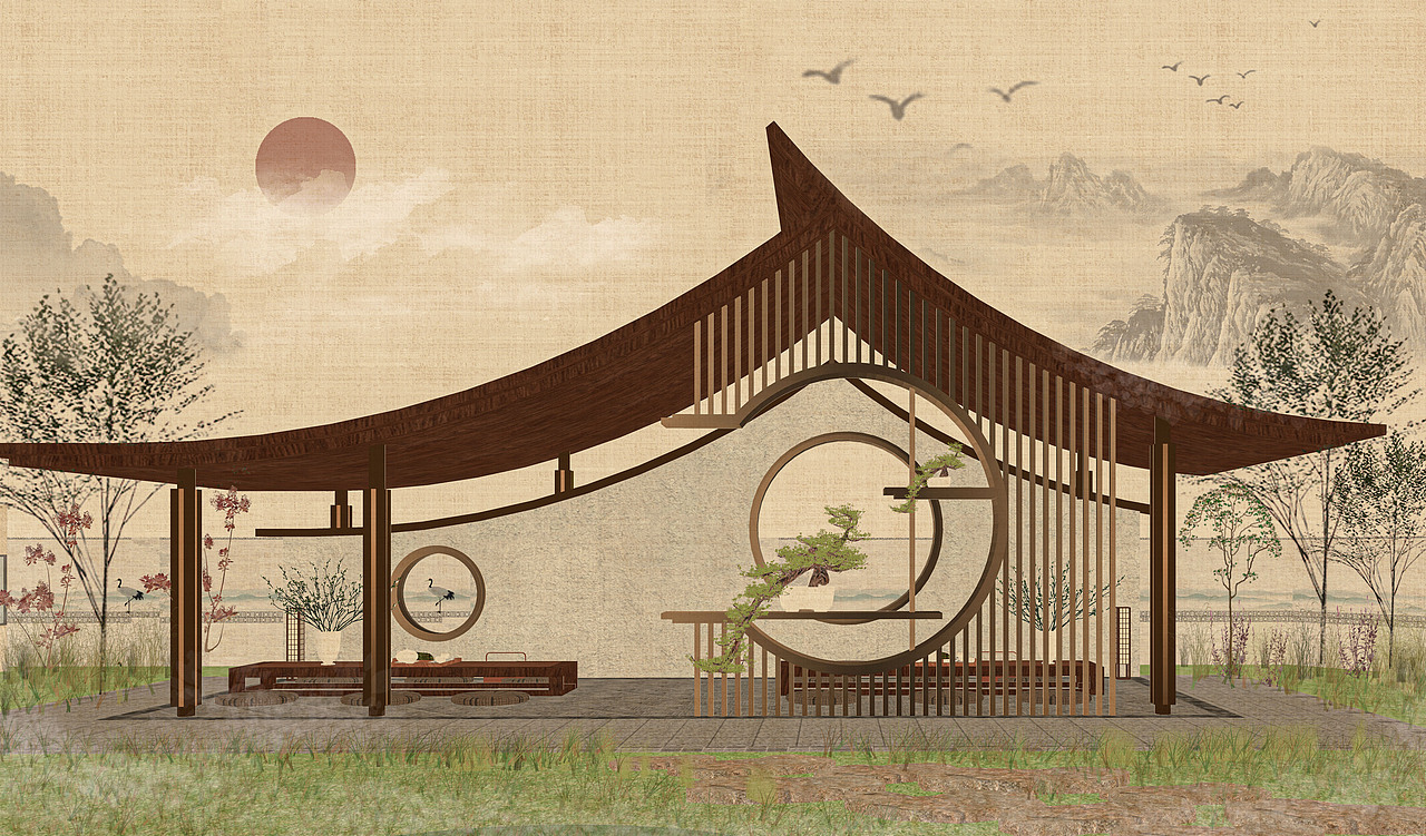 Students' works | 景观设计-古代风格作品集