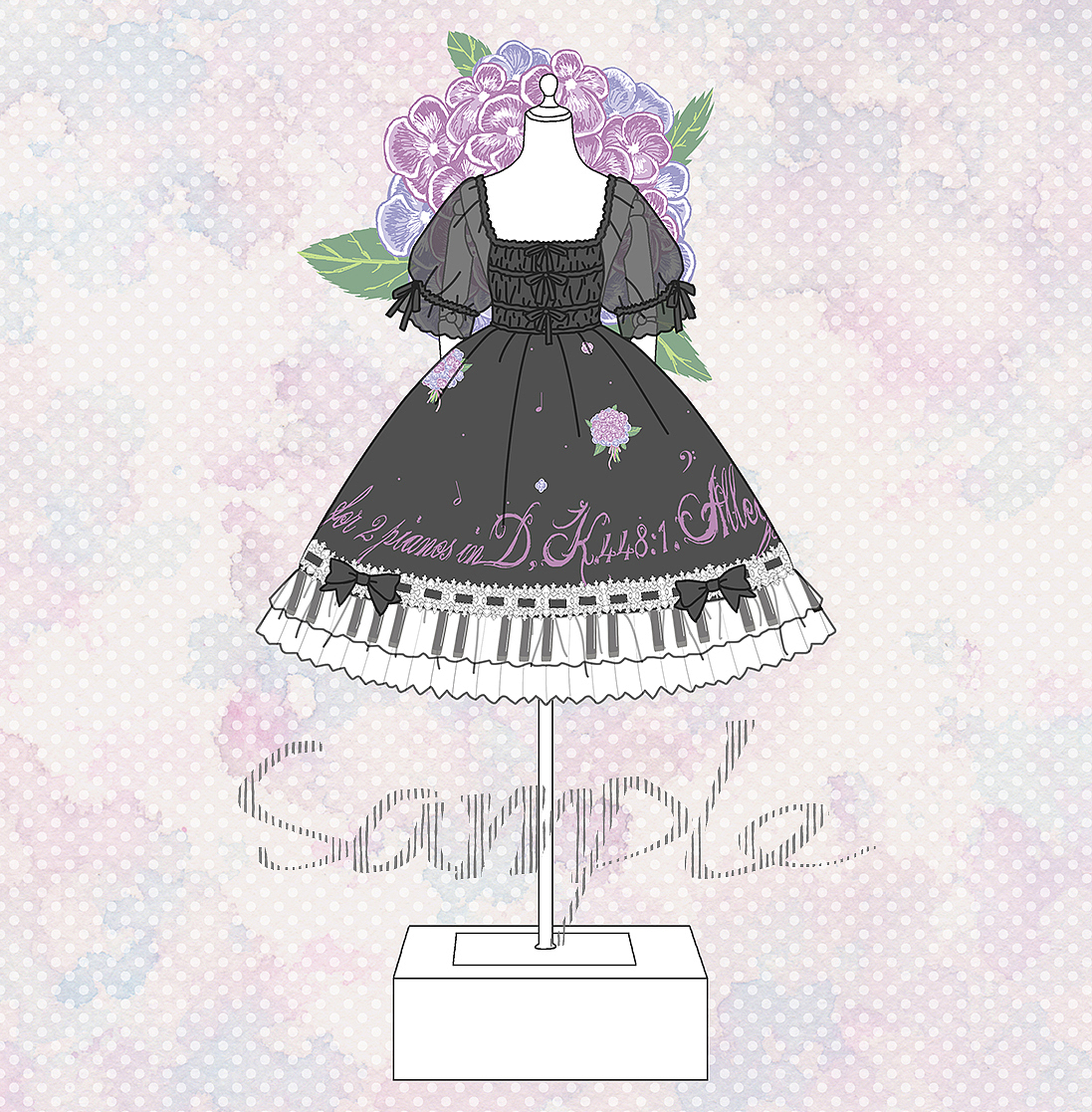 恬靜風(fēng)信子lolita（圖ZMjI3MDYzNTI0） - 其他服裝 - 站酷設(shè)計師紅燒五花肉原創(chuàng)素材 - 站酷ZCOOL