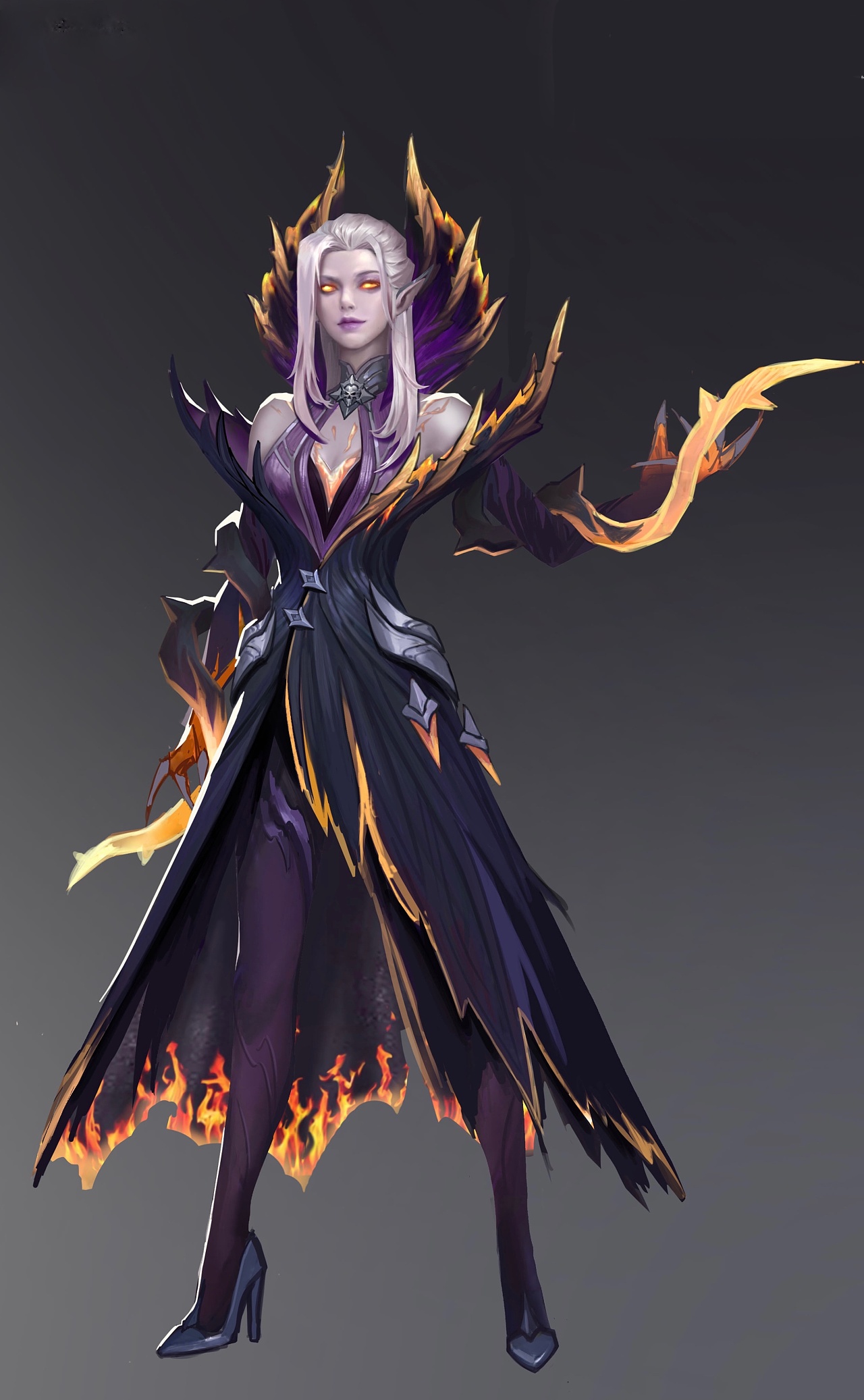 荆棘女巫|插画|游戏原画|evian171 - 原创作品 - 站酷 (zcool)