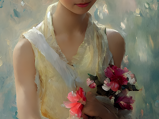 东方,青年女人,优雅智慧活泼可爱小萝利銳化黄金比例