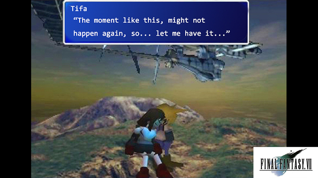 最终幻想7同人速涂 决战前夜的克劳德与蒂法