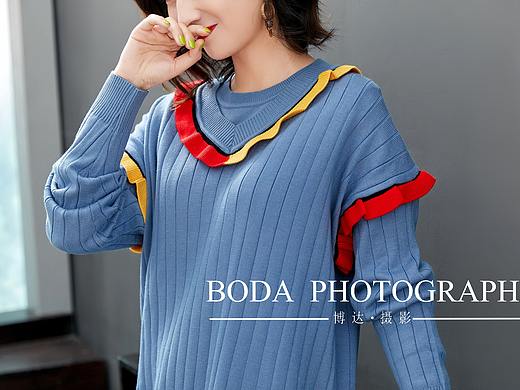 博达摄影-女装大码 运动衣 打底服饰拍摄