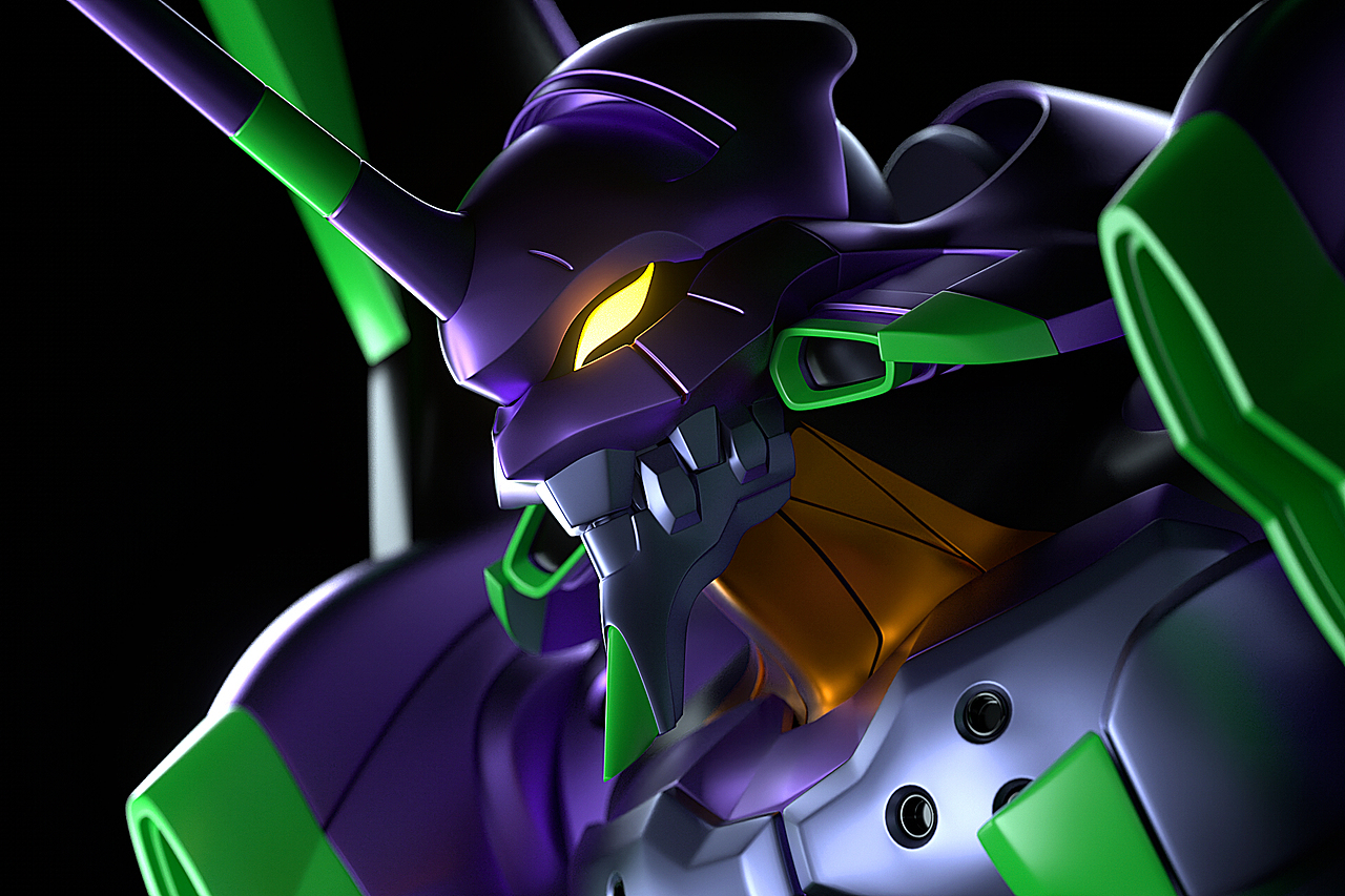 eva初号机渲染octanec4dsubstancepainter