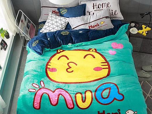 哈咪猫床上用品花型
