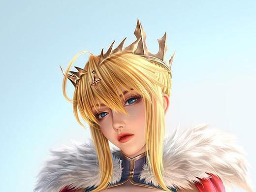 阿尔托利亚·潘德拉贡（个人主页-ZNDU3MDMyODg=） - 商业插画 - 站酷设计师大D0000原创素材 - 站酷ZCOOL