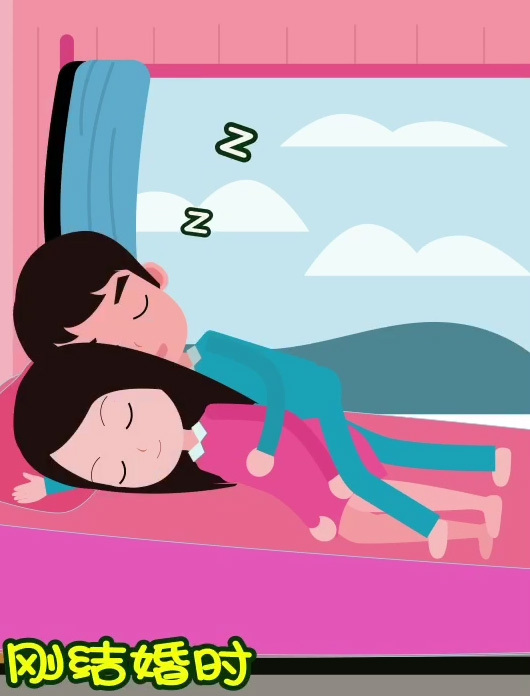 夫妻工作室生活系列动画 睡觉