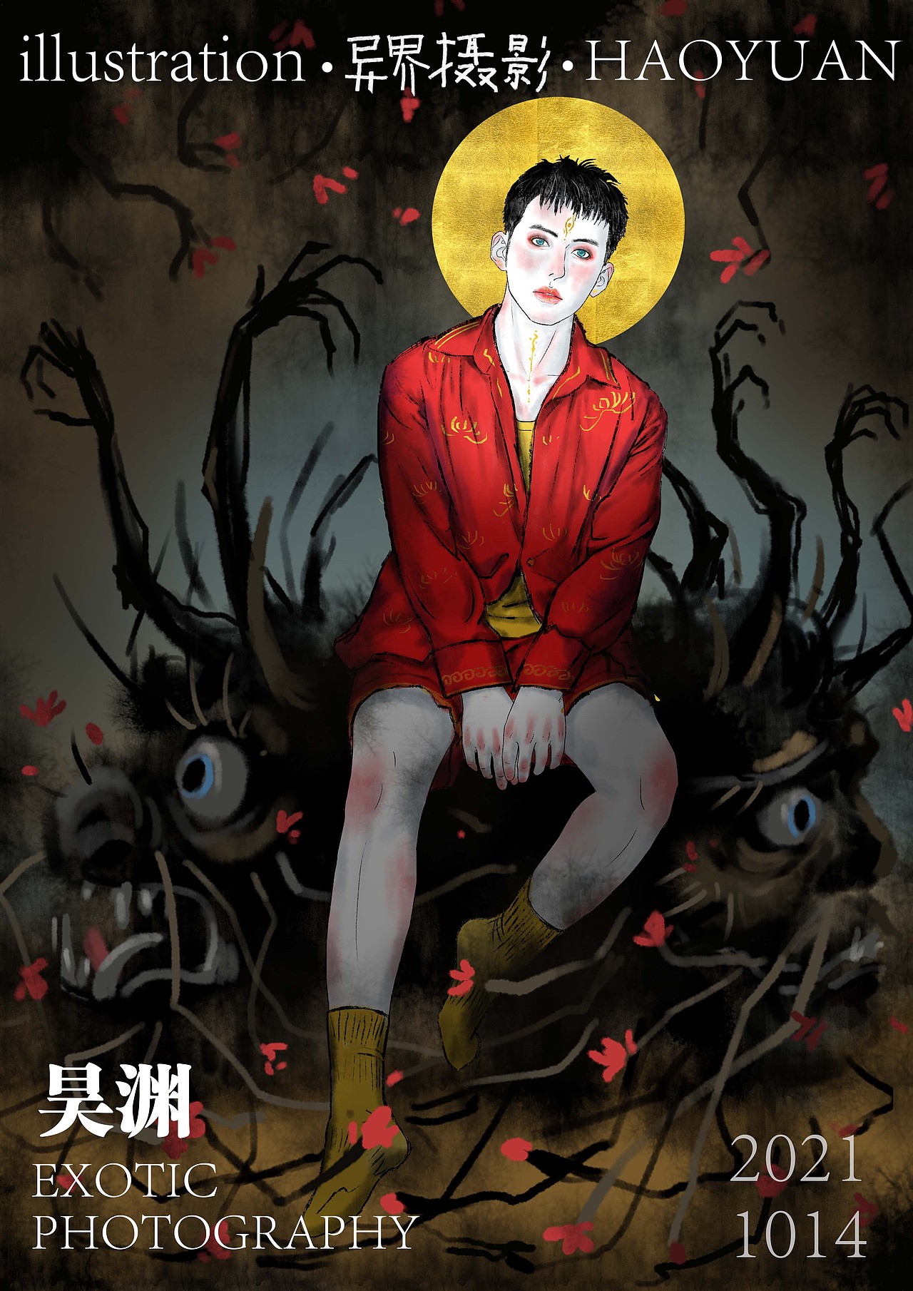 【每天一画】10月7日—10月16日（图ZMjc0MjQ1MDI4） - 创作习作 - 站酷设计师画师昊渊原创素材 - 站酷ZCOOL