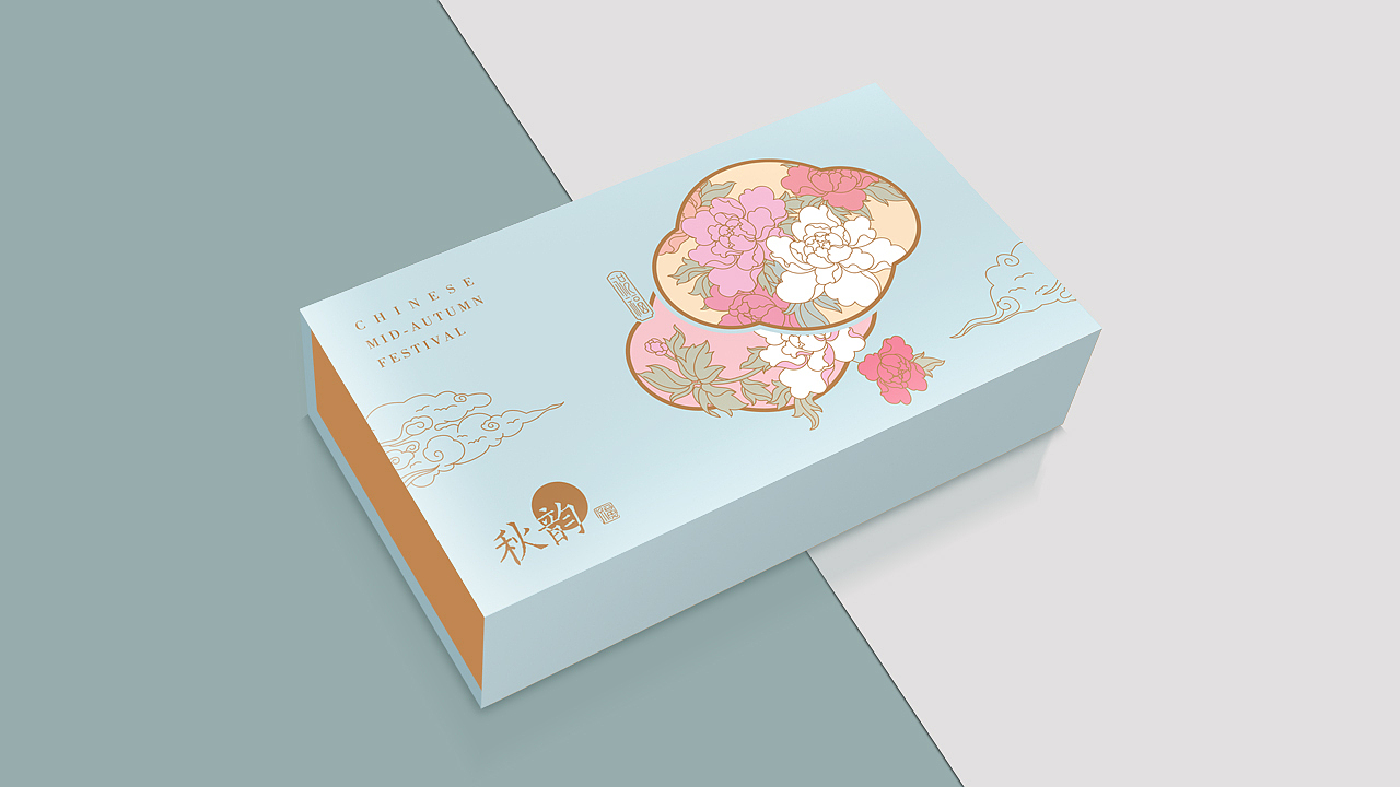 国潮月饼包装中秋包装茶叶铁盒中国风礼品包装食品包装