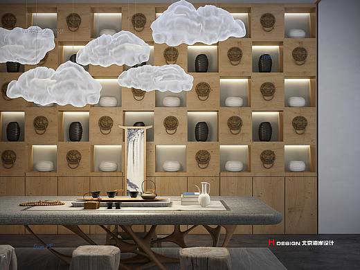 中式禪意 【養(yǎng)生草藥店】（個人主頁-ZMjYyNzc3Njg=） - 家裝設(shè)計 - 站酷設(shè)計師Peplay原創(chuàng)素材 - 站酷ZCOOL