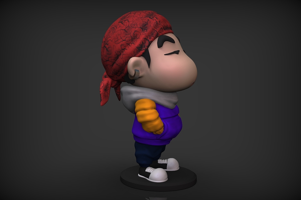 蜡笔小新（图ZMzA3ODg0MjUy） - 雕塑 - 站酷设计师xurui2121421原创素材 - 站酷ZCOOL