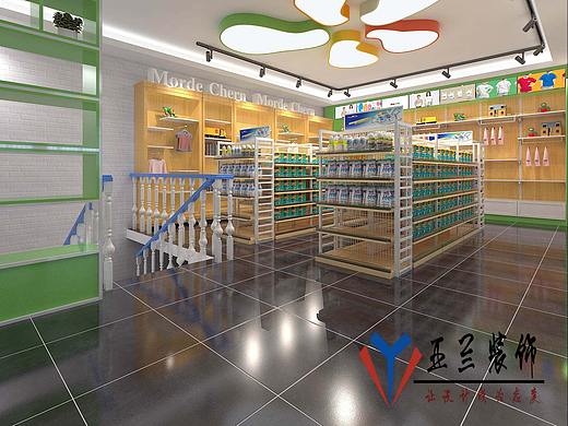 合肥母婴店装修，母婴用品店装修，母婴生活馆装修。