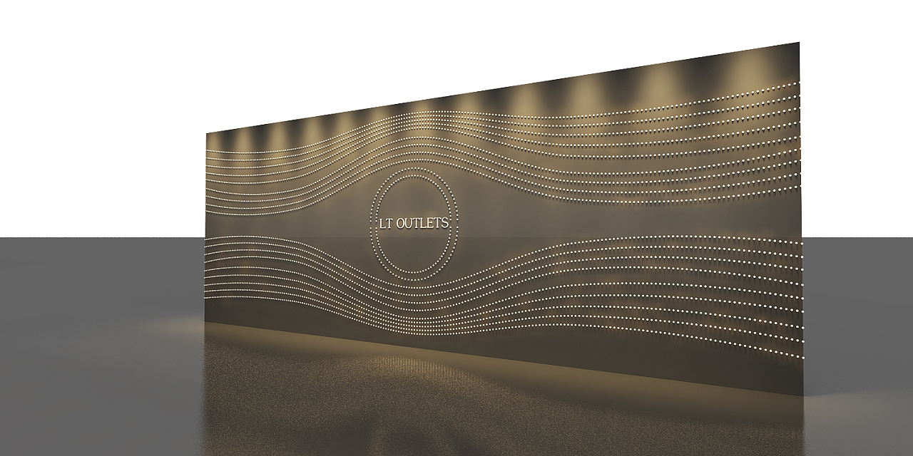 商场墙面造型设计