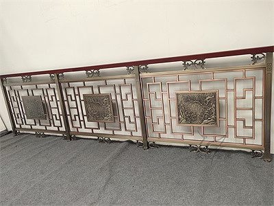 典雅中式铜艺楼梯护栏 铜板雕花楼梯扶手气场十足（图ZMjkzMTgxODQw） - 其他工业/产品 - 站酷设计师金属制品专家原创素材 - 站酷ZCOOL