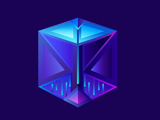 渐变科技感创意图形