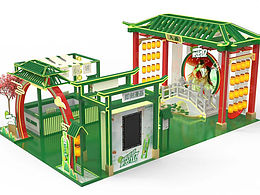 金桔柠檬x天官赐福线下漫展展位设计