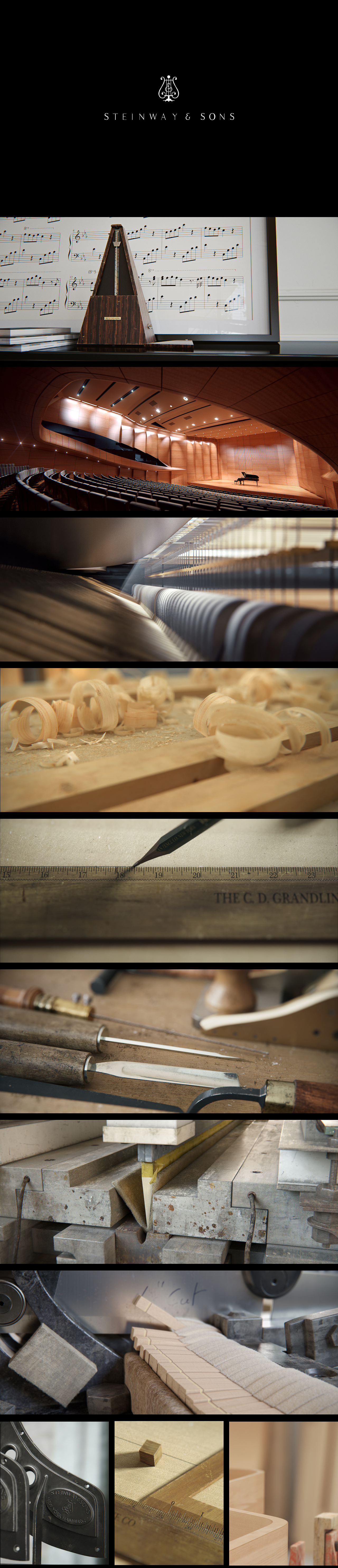 某品牌钢琴渲染