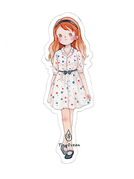 小复古（图ZMTMwMDU1NTI0） - 新锐潮流插画 - 站酷设计师豆丁洋原创素材 - 站酷ZCOOL