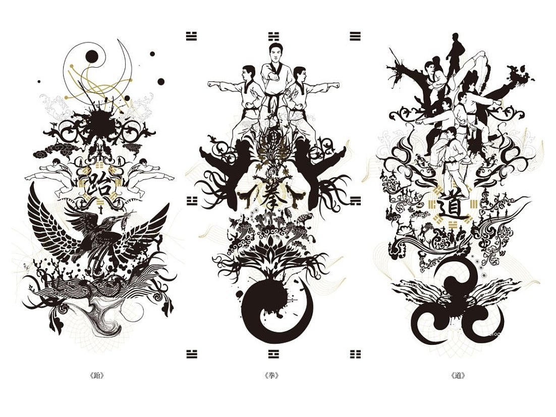 跆拳道插画（图ZMTU5NDQ1MTIw） - 商业插画 - 站酷设计师创生品牌设计原创素材 - 站酷ZCOOL