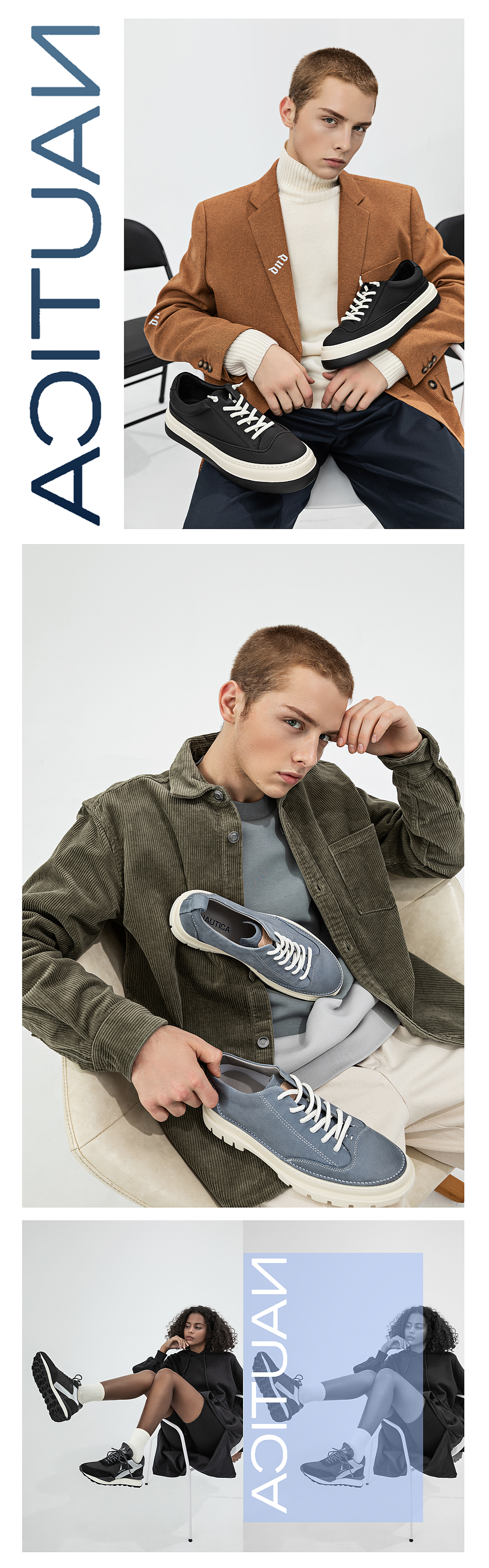 广告拍摄 | Nautica（诺帝卡）鞋类广告拍摄（图ZMjM5MjIxNjk2） - 人像摄影 - 站酷设计师三上文化原创素材 - 站酷ZCOOL