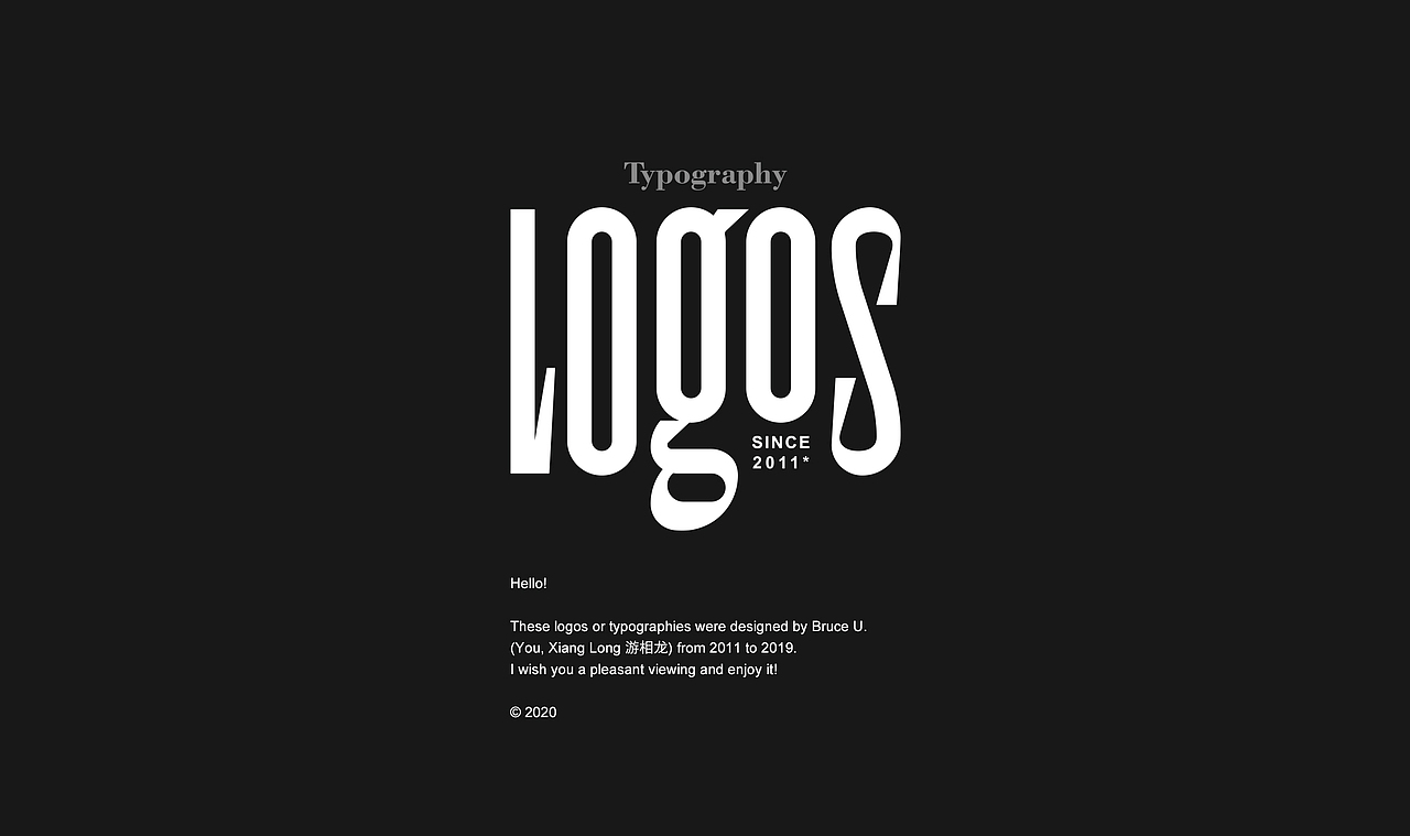 Typography Logos | 字体与标志（图ZMjA1ODgyMDY0） - Logo - 站酷设计师游相龙原创素材 - 站酷ZCOOL