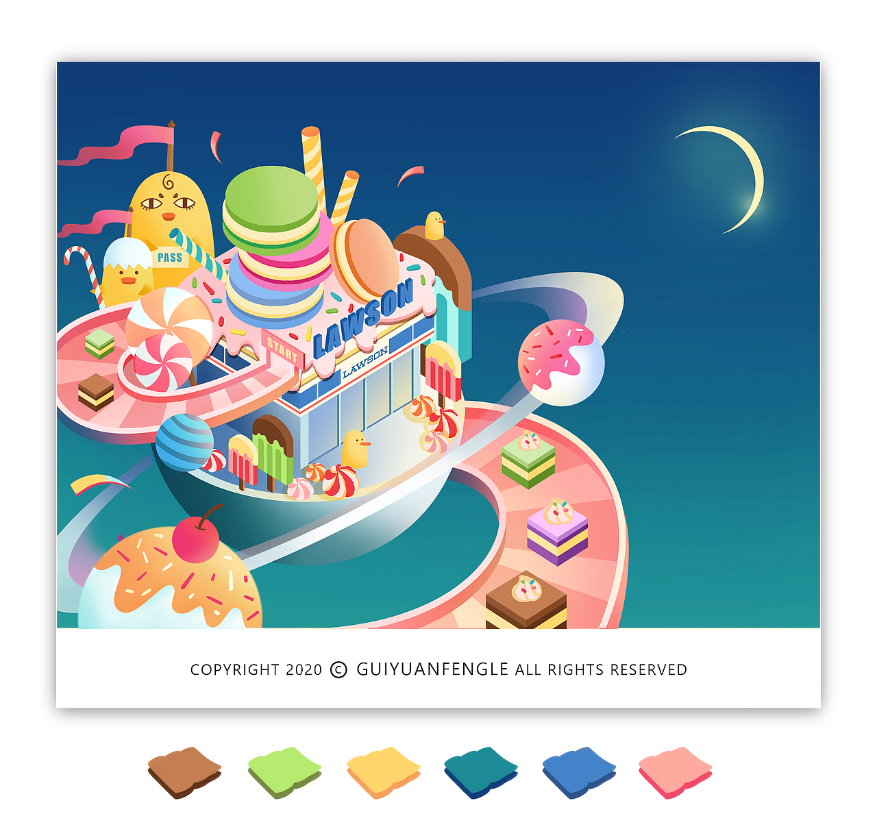 《宇宙便利店系列（1）》（圖ZMjA4MzIxNzgw） - 創(chuàng)作習作 - 站酷設計師_longanlism原創(chuàng)素材 - 站酷ZCOOL