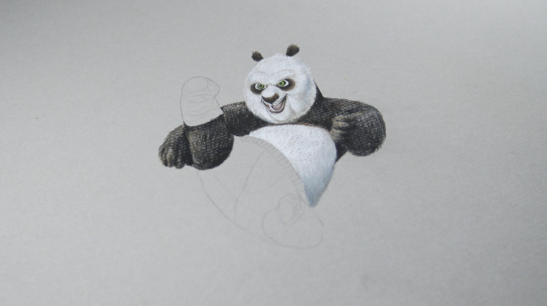 3d功夫熊猫绘画