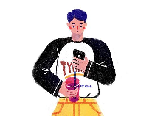 ［板繪插畫(huà)］畫(huà)了自己最近的穿搭（個(gè)人主頁(yè)-ZMjc2MjM5ODA=） - 創(chuàng)作習(xí)作 - 站酷設(shè)計(jì)師nickel小科原創(chuàng)素材 - 站酷ZCOOL