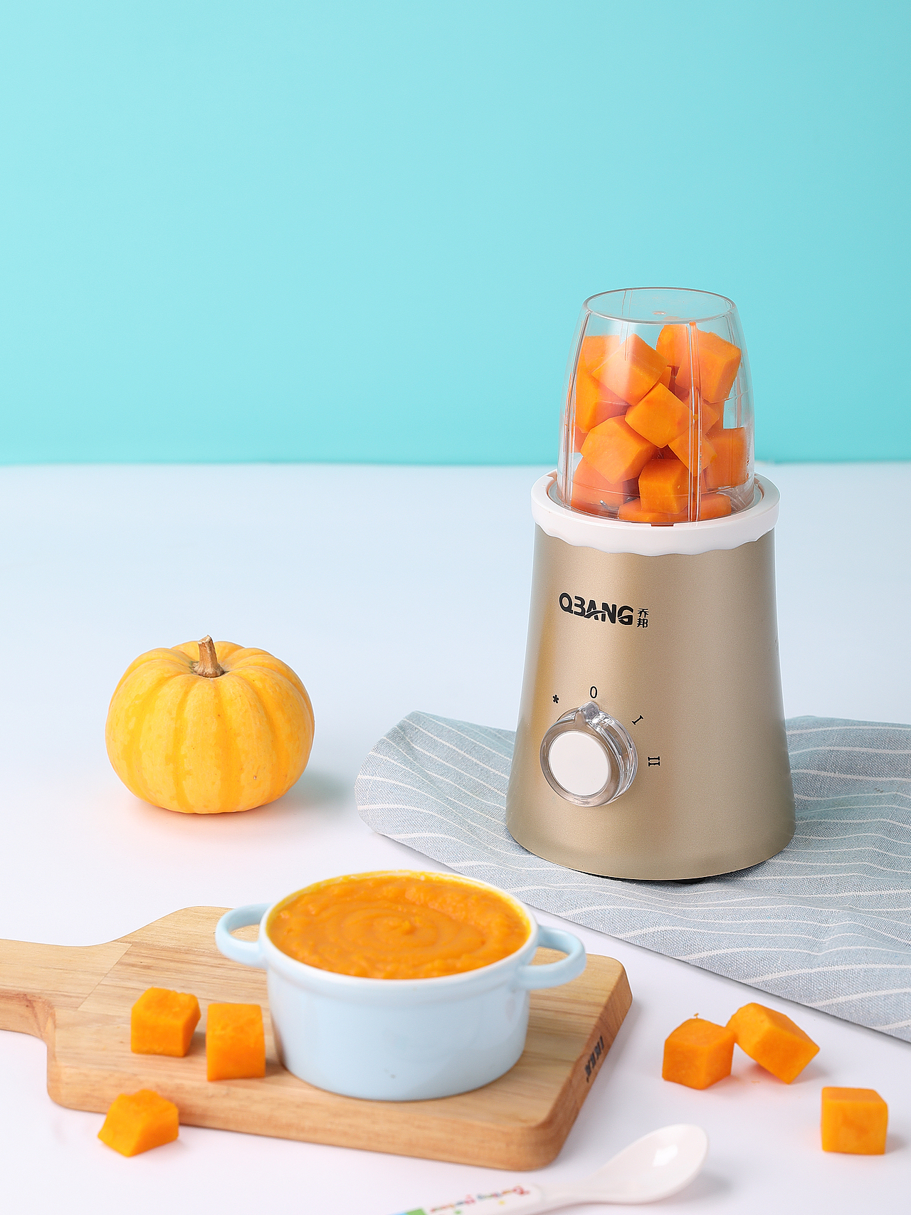 乔邦榨汁机产品场景图实拍无修