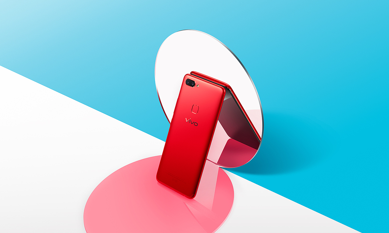 viVO X20 星耀红（图ZMTAzMDkxMTU2） - 产品摄影 - 站酷设计师EighteenStudio原创素材 - 站酷ZCOOL