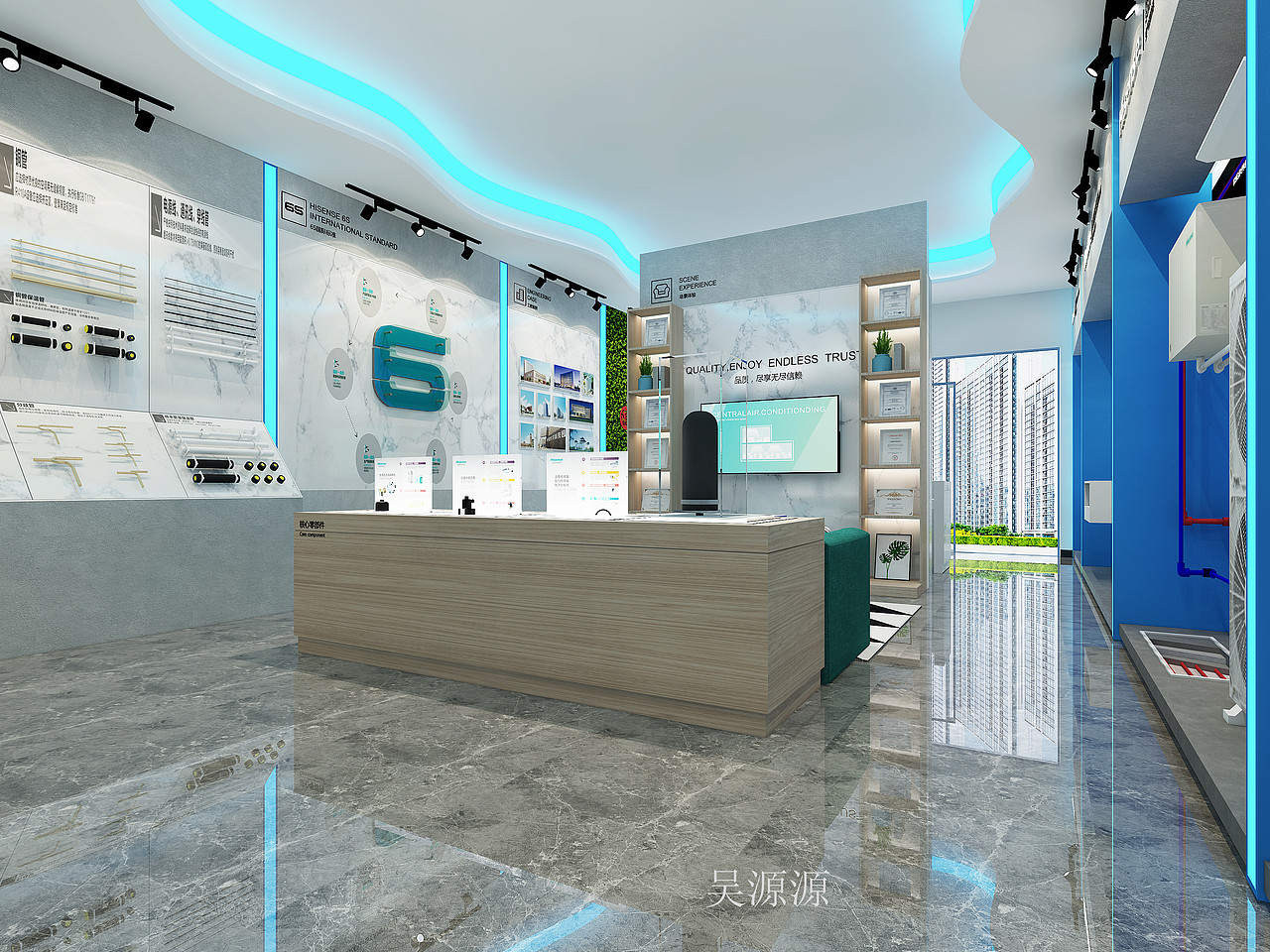 科技感——海信旗舰店展厅（图ZMjEyNjY3ODAw） - 家装设计 - 站酷设计师设计源源原创素材 - 站酷ZCOOL