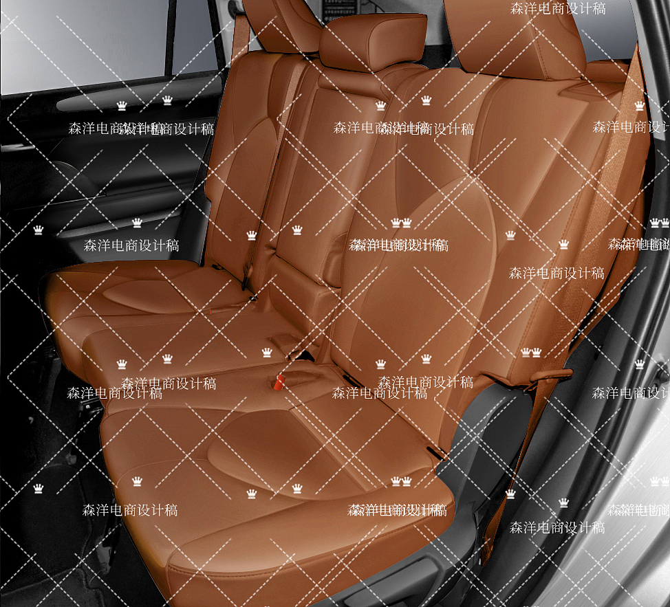 长沙淘宝京东电商汽车坐垫亚马逊产品精修设计案例图