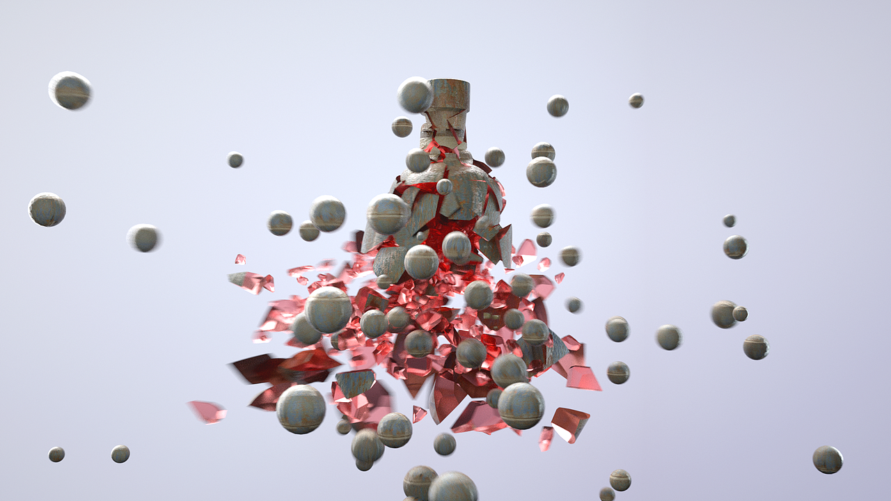 洲绿C4D丨疯狂的瓶子（图ZMjk1MTEwMTg4） - 动画/影视 - 站酷设计师洲绿原创素材 - 站酷ZCOOL