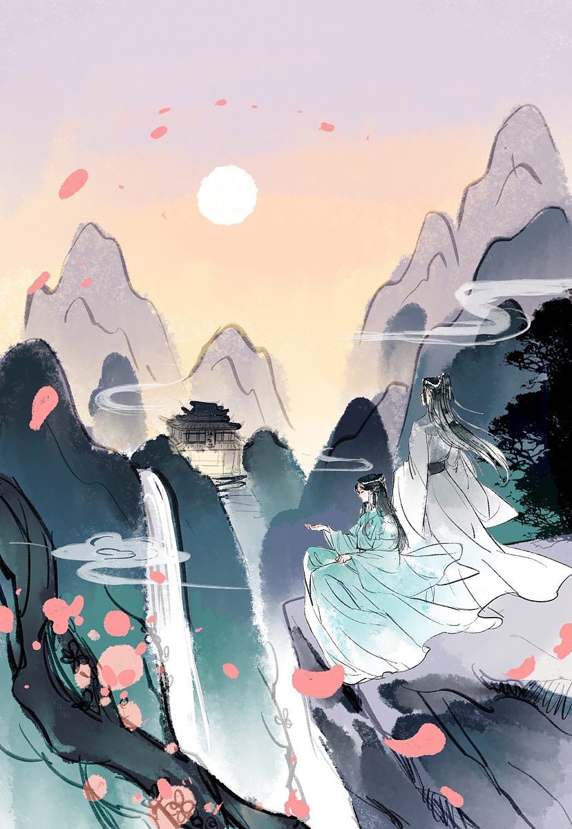 之前画的小说封面和内页插画（图ZMzIyMzk0MTY0） - 商业插画 - 站酷设计师森杏子原创素材 - 站酷ZCOOL