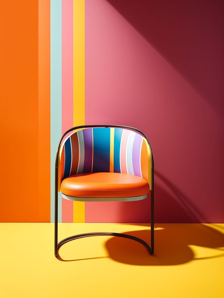 复古抽象椅子设计