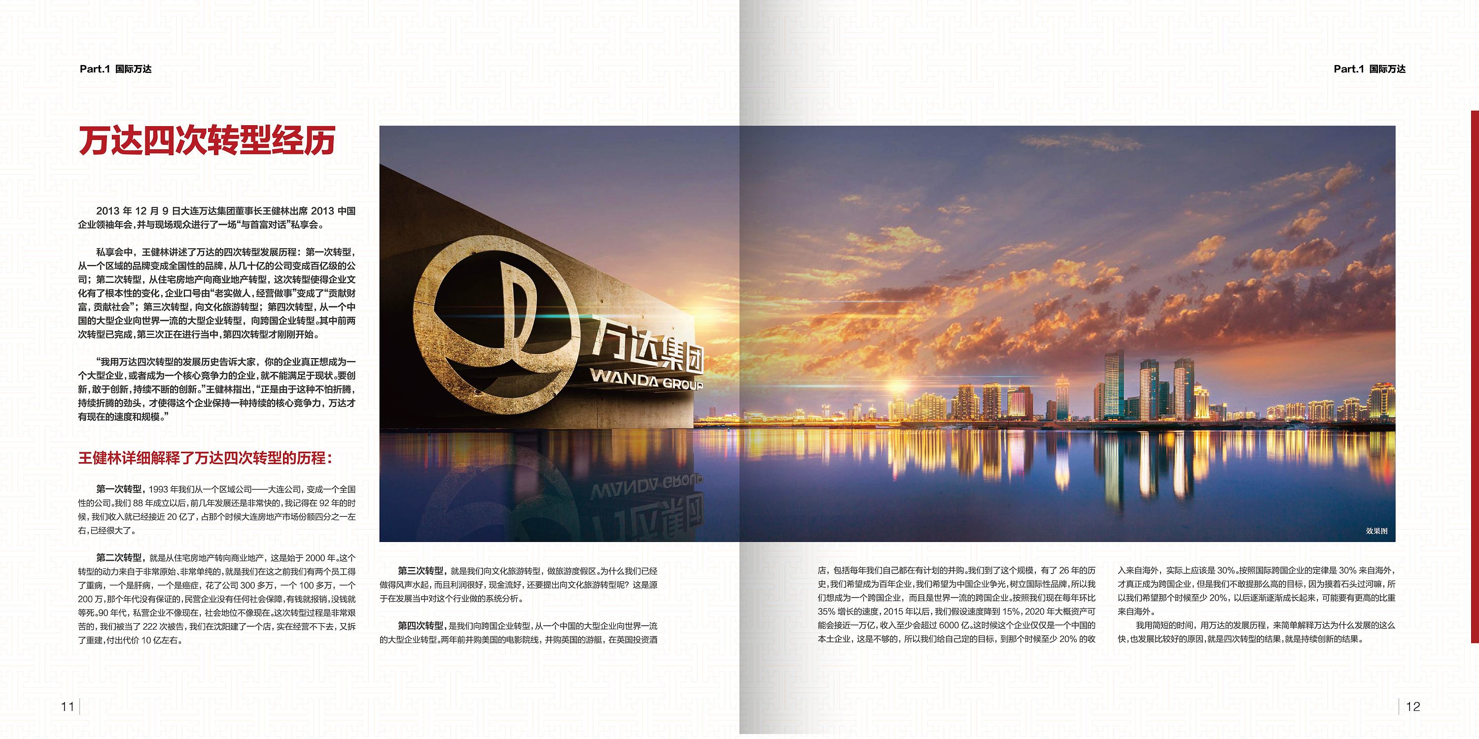 万达集团高端商业画册