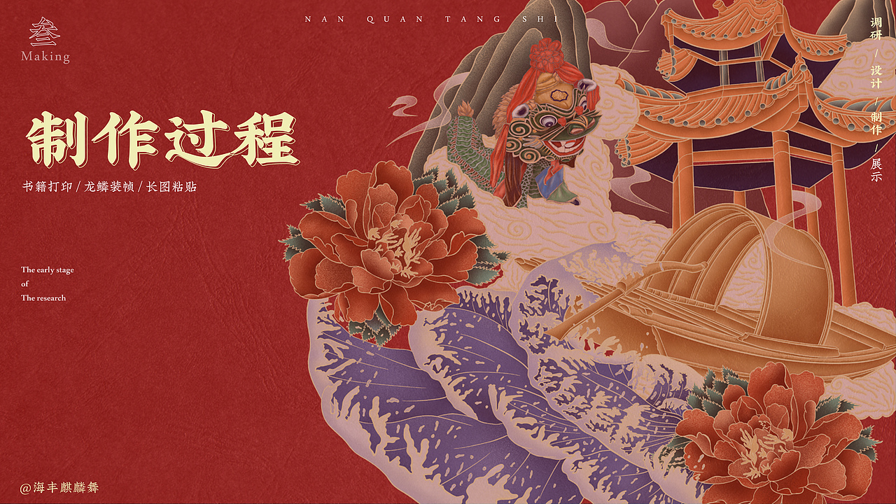 “南拳唐狮”海丰麒麟舞民俗文化视觉设计