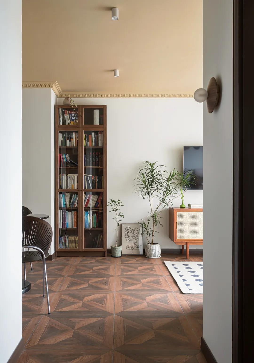 56㎡复古法式风格小户型公寓装修，浪漫生活体验（图ZMjgwMTYxMDY4） - 家装设计 - 站酷设计师峰光无限装饰原创素材 - 站酷ZCOOL