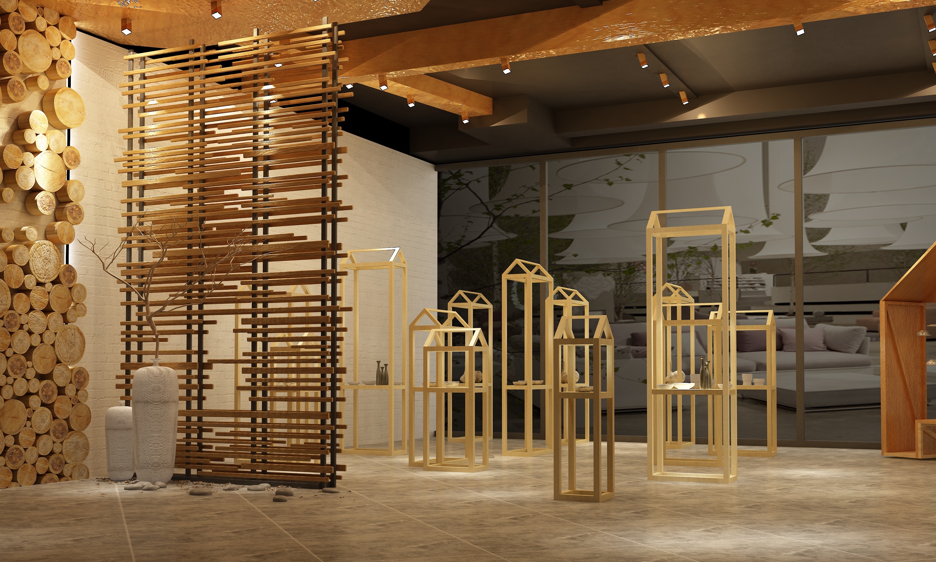 陶艺餐具展厅设计 #青春答卷2017