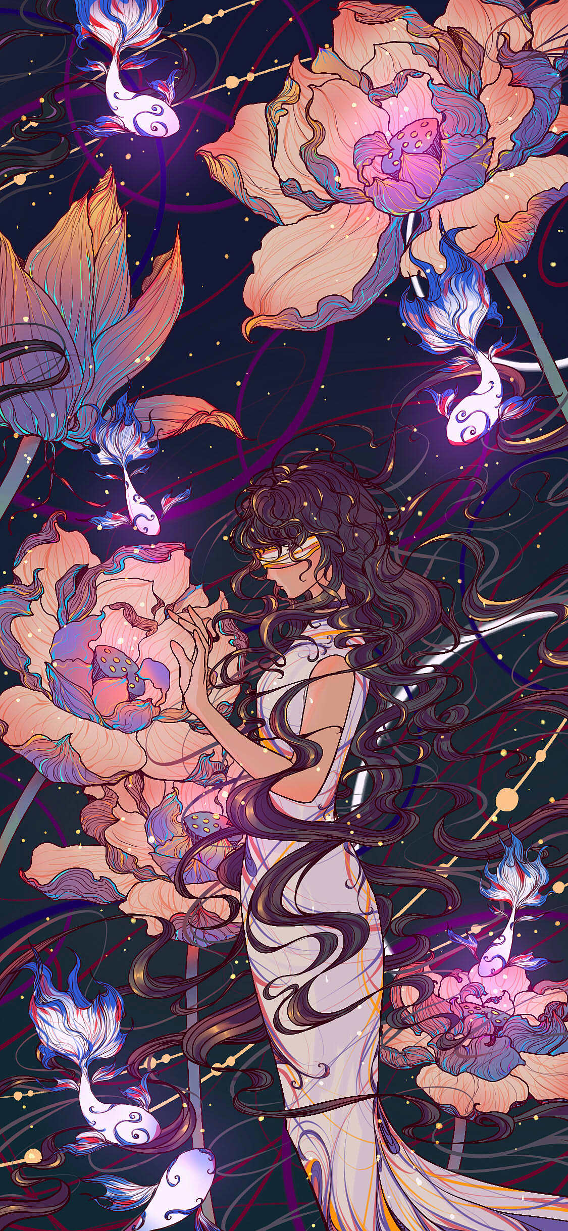 插画壁纸（图ZMjg3MTY1ODg0） - 创作习作 - 站酷设计师痴嗤魑原创素材 - 站酷ZCOOL